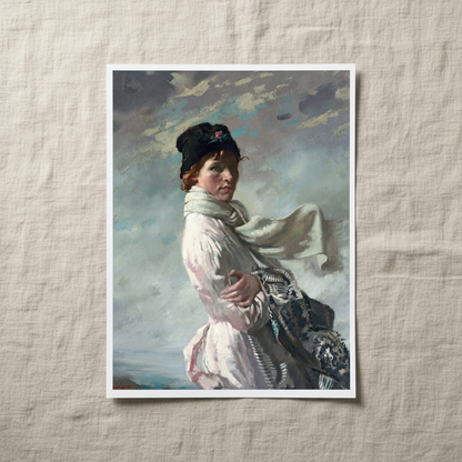 William Orpen – Portrait of the Artist's Wife — unframed, shown on linen